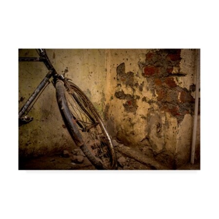 Dan Ballard 'Old Bike' Canvas Art,16x24